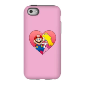 image of Nintendo Super Mario Peach Kiss Phone Case - iPhone 5C - Tough Case - Gloss