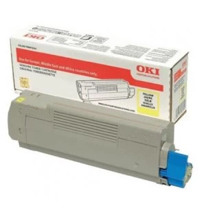 image of OKI 46507613 Yellow Laser Toner Ink Cartridge