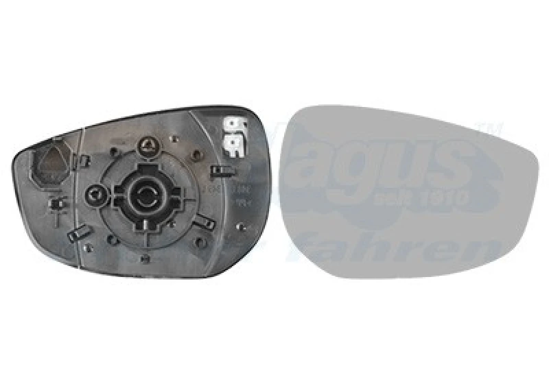 Image of VAN WEZEL Wing mirror glass VAN WEZEL 2705838