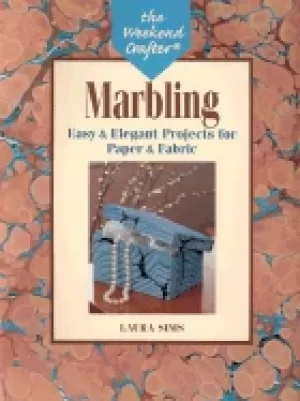 Image of weekend crafter marbling easy and elegant projects for paper and fabric