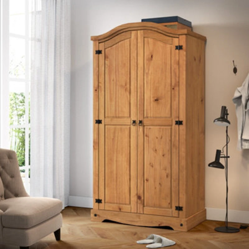 Image of MERCERS FURNITURE Corona 2 Door Arch Top Wardrobe 5060335861634