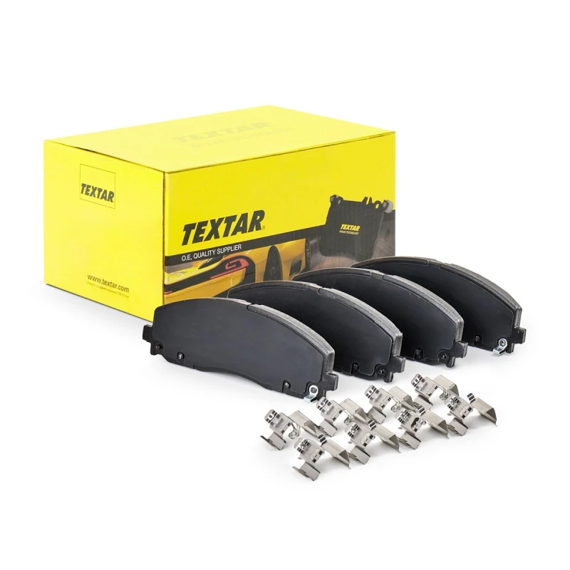 Image of TEXTAR 2537801 Brake pad set with acoustic wear warning, with accessories Brake Pad Set,disc brake (402)