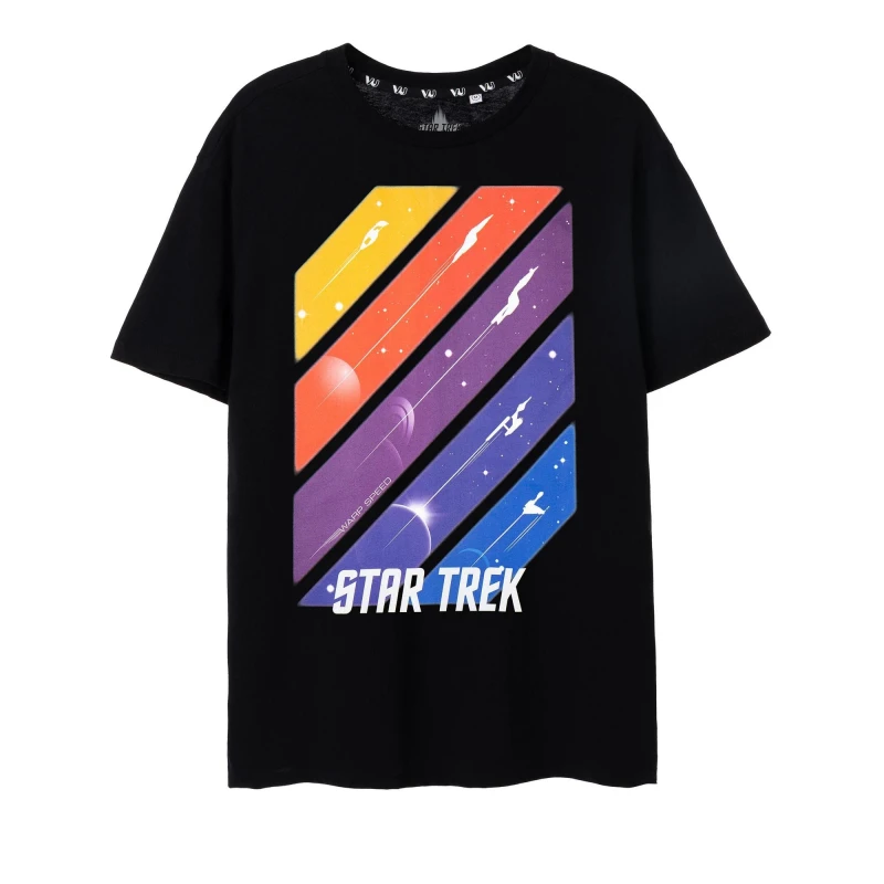Image of Star Trek Short Sleeved T-Shirt Black