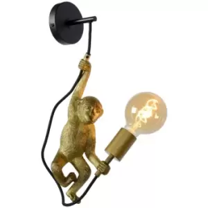 Image of Lucide EXTRAVAGANZA CHIMP - Wall Light - 1xE27 - Black