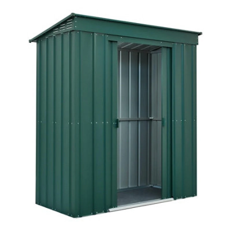 Image of Mercia Globel 6 x 3 Pent Green Metal Shed, Green ESDXL20MET222