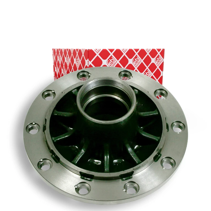 Image of FEBI BILSTEIN 08416 Wheel Hub Rear Axle, without wheel bearing Wheel Hub (653)
