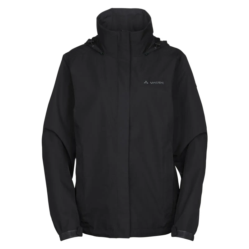 Image of Womens waterproof jacket VAUDE Escape Light Noir Female 40