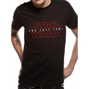 image of Star Wars 8 The Last Jedi - Jedi Badge Explosion Mens Small T-Shirt - Black