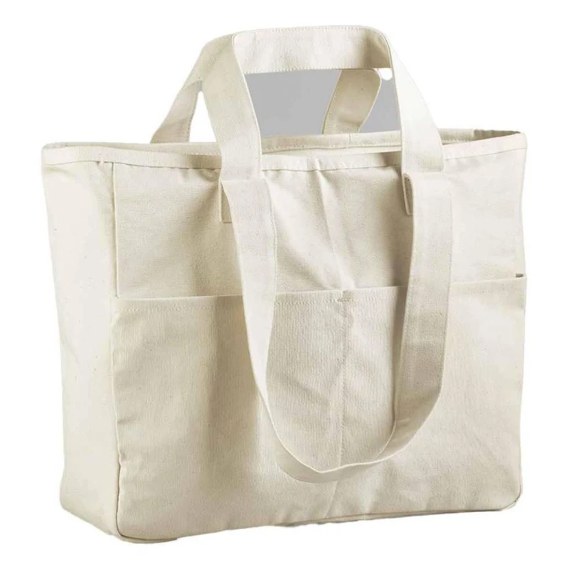 Image of Westford Mill Womens Double Handle 23L Tote Bag in Natural Natural Female One Size