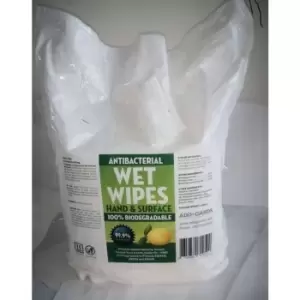 Image of Slingsby Hand and Surface Anti-Bacterial Biodegradable Wipes. 3 Rolls x 1000 She