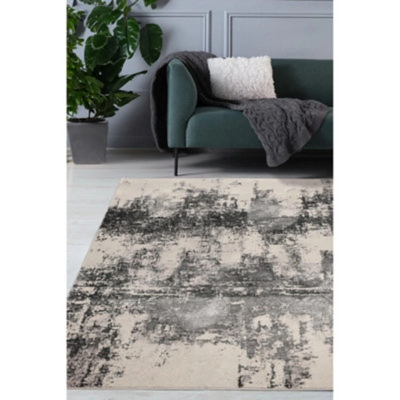 Image of Homemaker Dusk Vintage Effect Rug Grey 200X290 WB77404