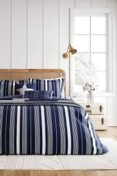 image of 'Hamptons Stripe Cotton' Duvet Set