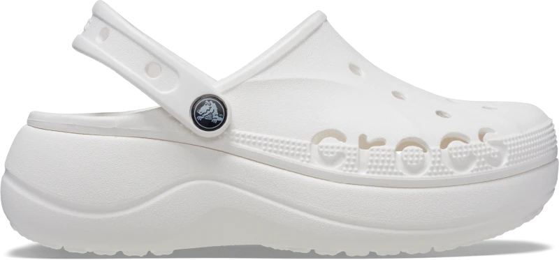 Image of Crocs Women Baya Platform Clogs White 4