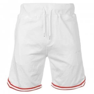 Image of Diesel Panel Stripe Shorts - White 100