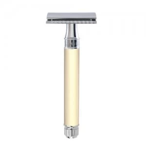 image of Edwin Jagger Long Ivory DE Razor Shaver