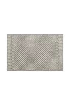 Image of Everley Machine Washable Latex Backed Runner Doormat, 80x120cm, Grey