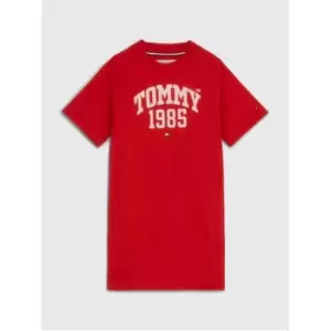 Image of Tommy Hilfiger Tommy Varsity Dress S/S - Red