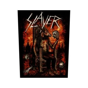 Image of Slayer - Devil on Throne Back Patch