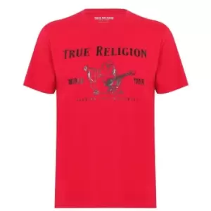 Image of True Religion Buddha T Shirt - Red