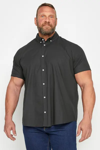 Image of BadRhino Poplin Shirt Black