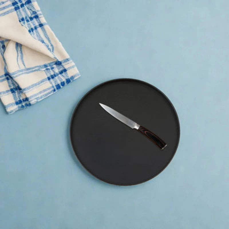 Image of Orsina Orange Silicone Spoon, Heat-Resistant Spoon With Ergonomic Handle, Non-Stick Friendly Design
