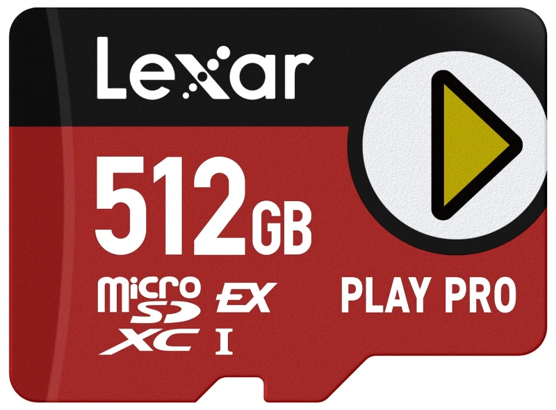 Image of Lexar PLAY PRO microSDXC 512GB UHS-I Class 3 LMSXPS0512G-BNNNG
