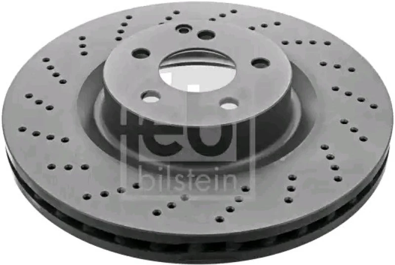 Image of FEBI BILSTEIN 44007 Brake disc Front Axle, perforated/vented, Coated, High-carbon Brake Disc (82)