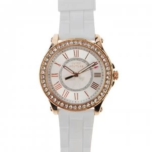 Image of Juicy Couture Pedigree Watch - White/Rose Gold