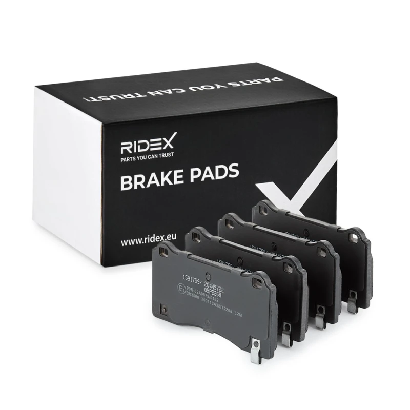 Image of RIDEX Brake pad set RIDEX 402B2055