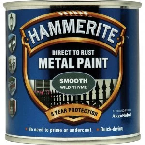 image of Hammerite Direct to Rust Metal Paint Wild Thyme 250ml