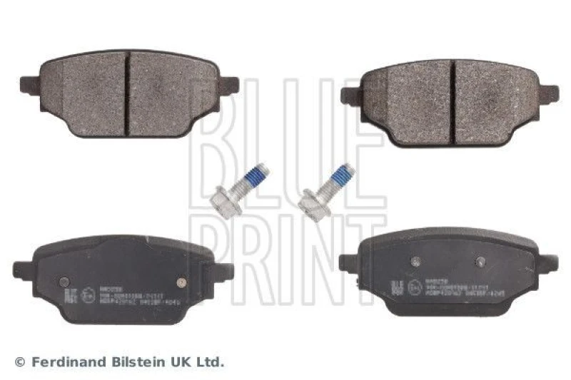 Image of Blue PRINT Brake pad set Blue PRINT ADBP420162