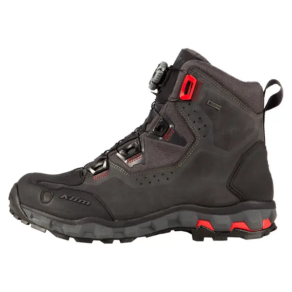 image of KLIM Outlander GTX Boot Asphalt - High Risk Red Size US 8