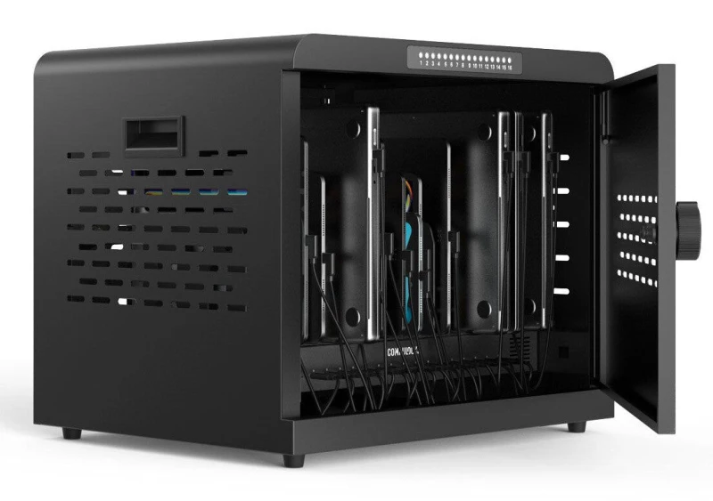 Image of Compulocks Compulocks CC1601B-EU charging station organizer Desktop & wall mounted Steel Black CC1601B-EU