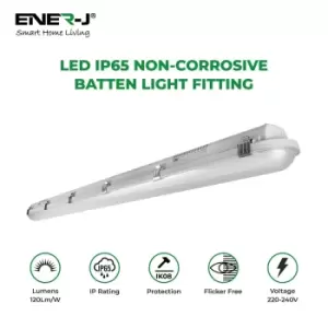 image of ENER-J Non Corrosive Waterproof Fitting 1.5M 50W 120 Lumens Per Watt 6000K