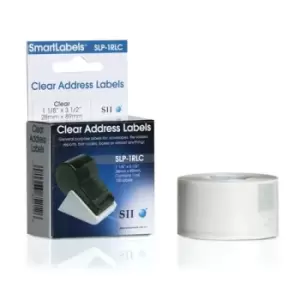 Image of Seiko Instruments SLP-2RLC Translucent White Self-adhesive printer label