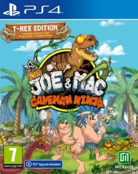 Image of New Joe & Mac Caveman Ninja T-Rex Edition PS4 Game