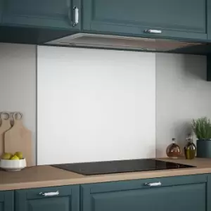 Image of Ice White Glass Kitchen Splashback 900mm X 750mm