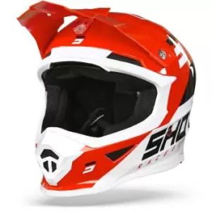 Image of Shot Furious Chase Red White Glossy 2XL