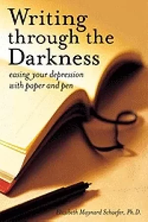 Image of writing through the darkness easing your depression with paper and pen