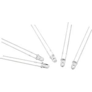 Image of LED wired Blue Circular 3mm 3800 mcd 30