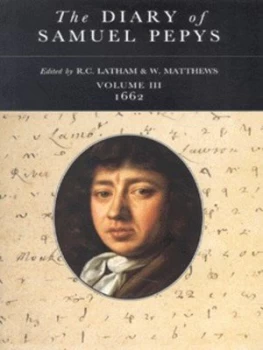Image of The Diary of Samuel Pepys Vol 3 1662 by Samuel Pepys Paperback