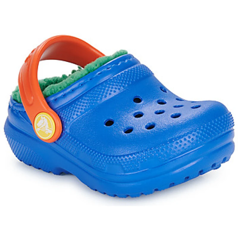 Image of Crocs blue multi classic lined clog Boys Toddler sandals Blue Multi UK 8 (EU 25)
