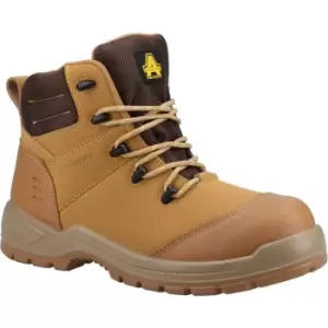 Image of Amblers Unisex Adult 308C Metal Free Leather Safety Boots (12 UK) (Honey) - Honey