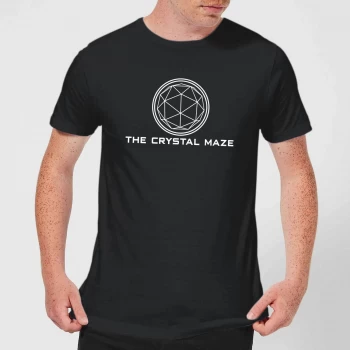 Image of Crystal Maze Logo Mens T-Shirt - Black - 3XL - Black