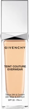 Image of Givenchy Teint Couture Everwear 24h Wear & Comfort Foundation SPF20 30ml P100