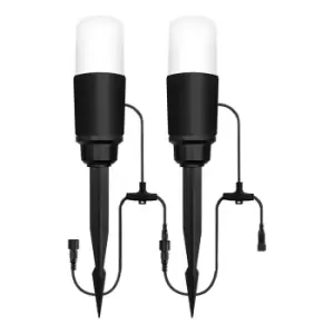 Image of Zink LAPIN 2 Light LED Pathway Light Add-On Kit Black