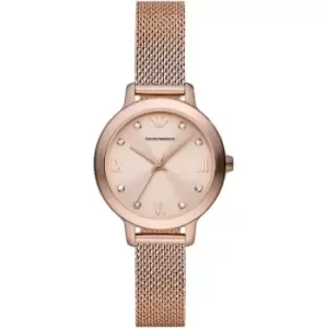 Image of Ladies Emporio Armani Stainless Steel and Plastic/Resin