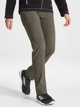 Image of Craghoppers Kiwi Pro II Walking Trousers Long Length - Khaki, Size 16, Women