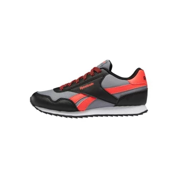 Image of Reebok Royal Classic Jogger 3 Shoes - Black / Cold Grey 6 / Neon Che
