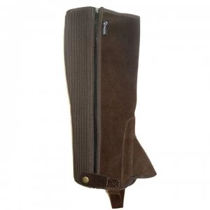 image of Requisite Childrens Suede Half Chaps - Brown